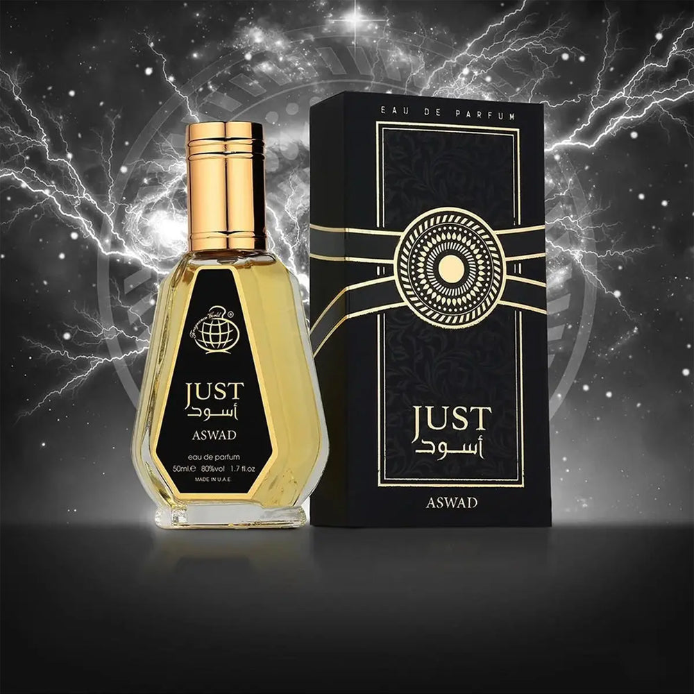 JUST ASWAD 50ML FRAGRANCE WORLD