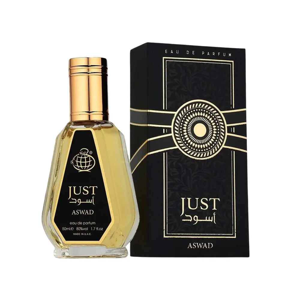 JUST ASWAD 50ML FRAGRANCE WORLD